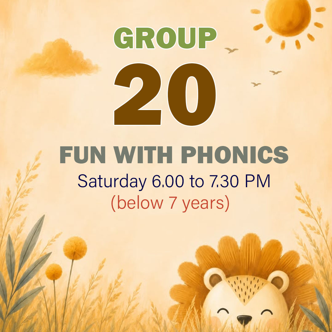 Primary English Course  Group 20 ( Below 7 Years)