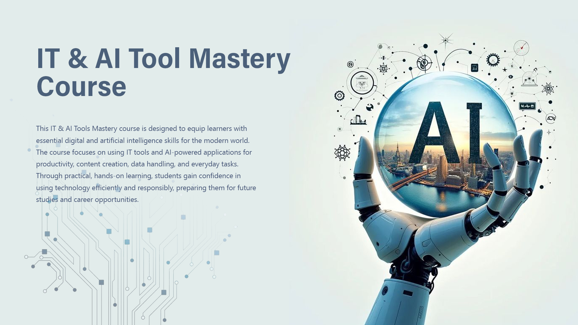 ICT & AI Tool Course