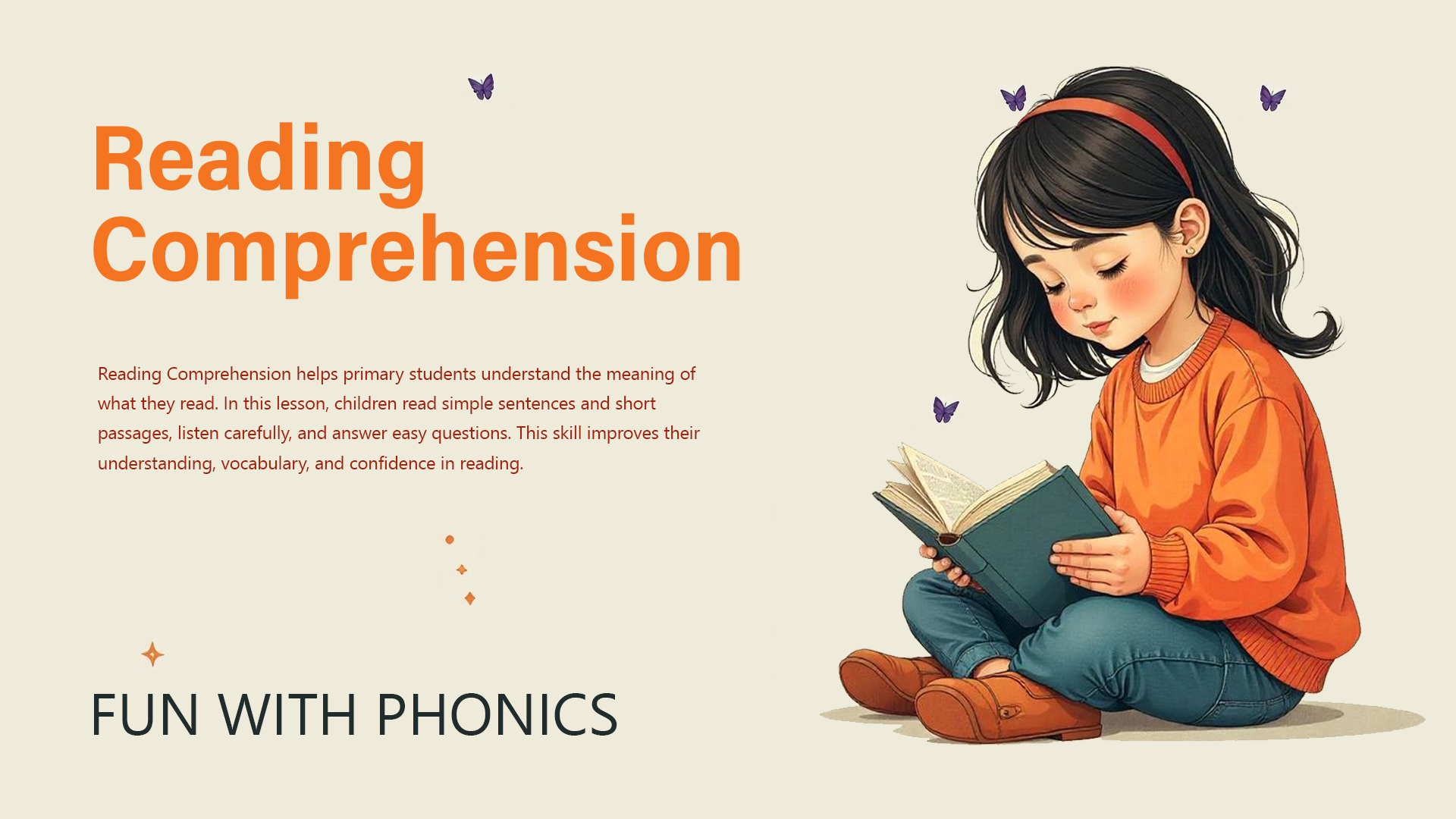 Reading Comprehension.