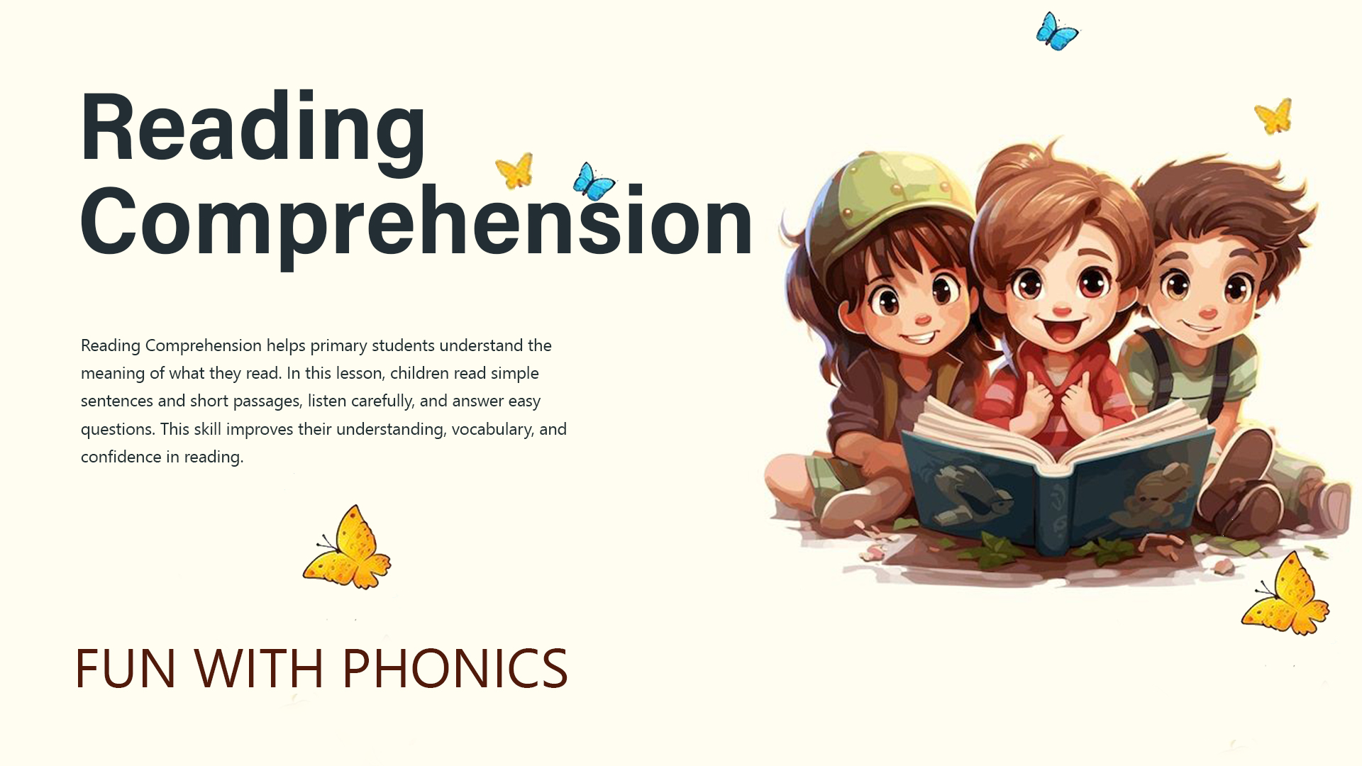 Reading Comprehension.
