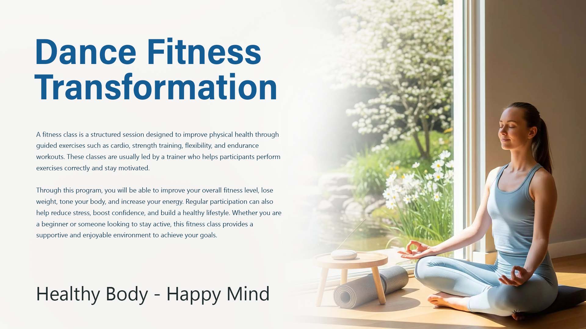 Dance Fitness Transformation Group 01 - Aug 22, 2026