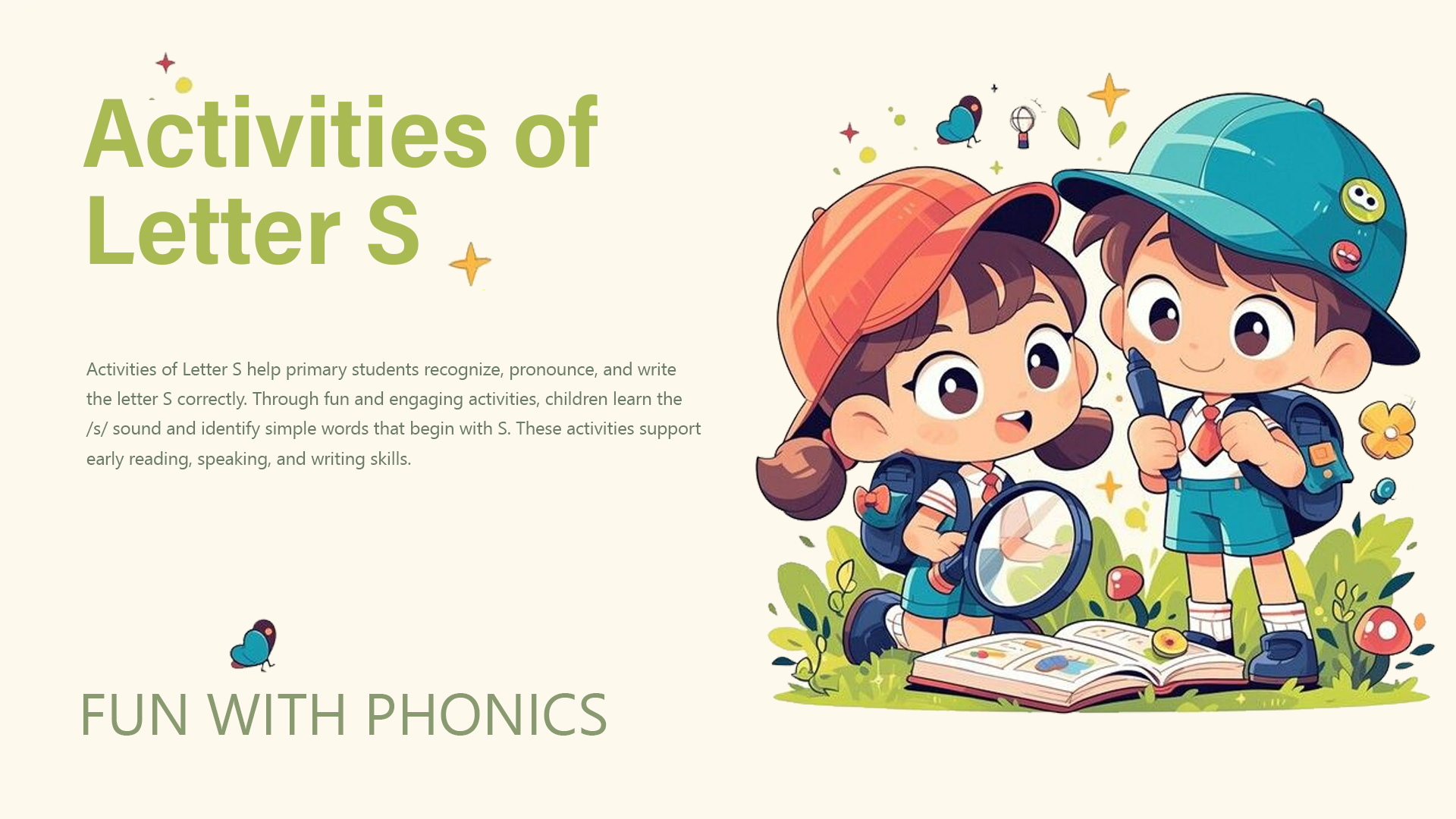 Activities of Letter S