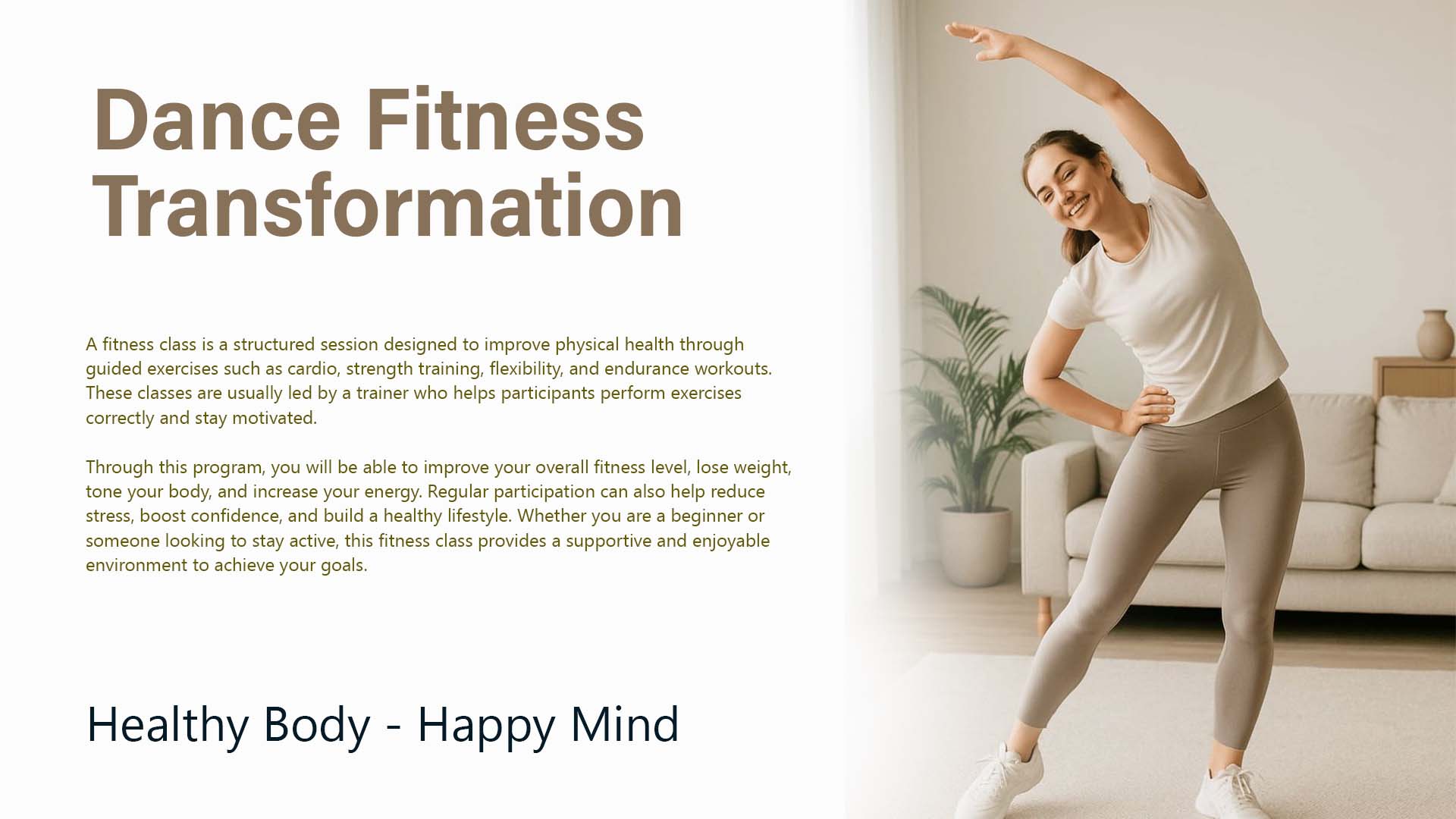 Dance Fitness Transformation Group 01 - Sep 07, 2026