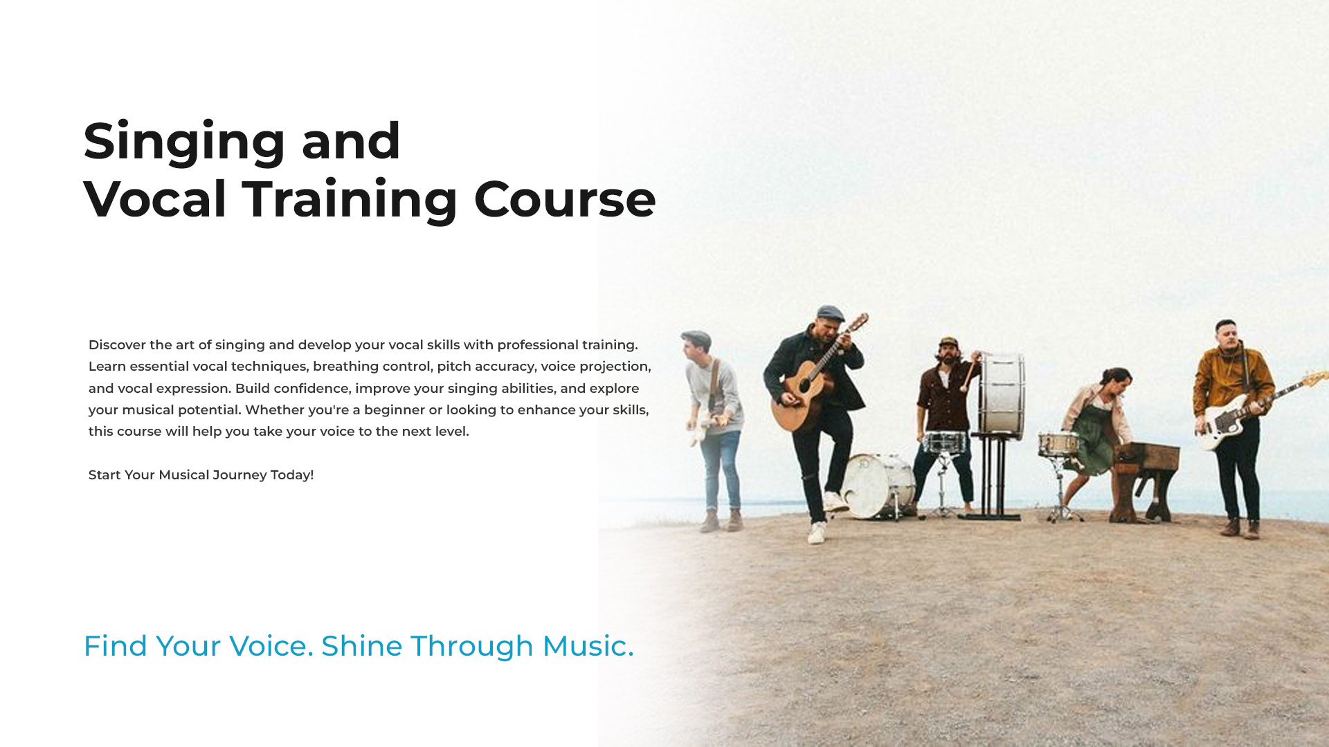 Singing and Vocal Training Course Group 01 - Nov 14, 2026