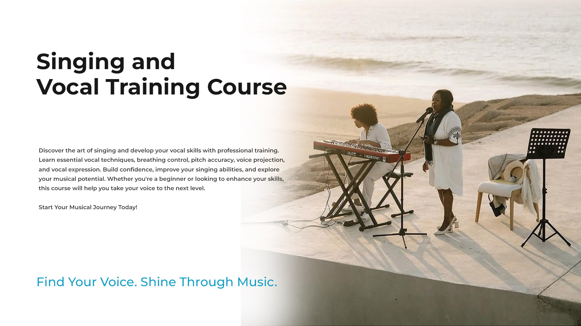 Singing and Vocal Training Course Group 01 - Nov 21, 2026