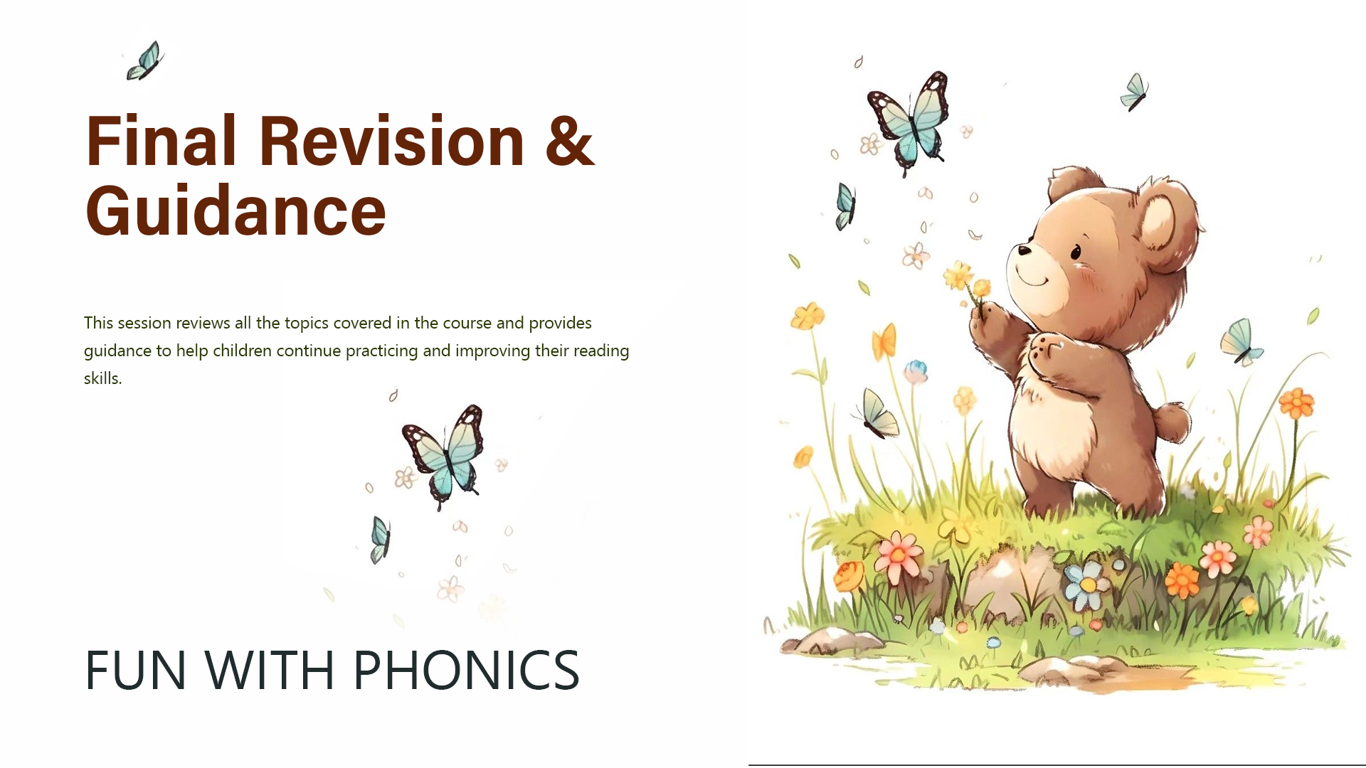 Final Revision & Guidance