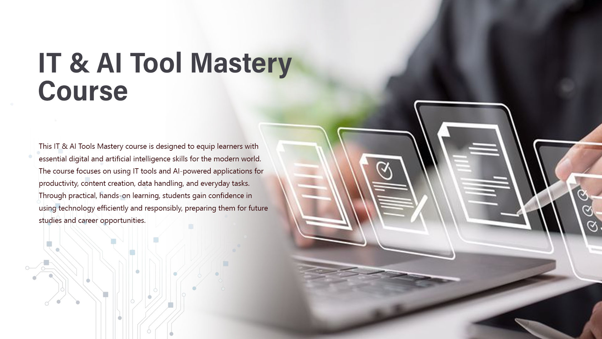 ICT & AI Tool Course - Group 03
