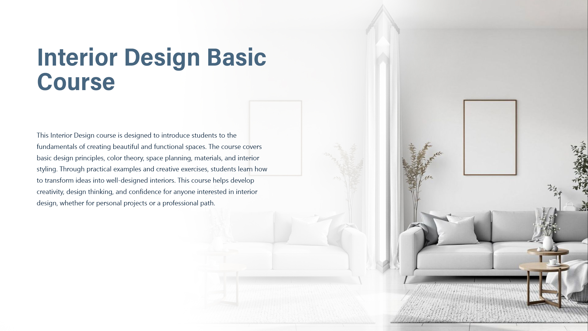 Interior Design Basic Course