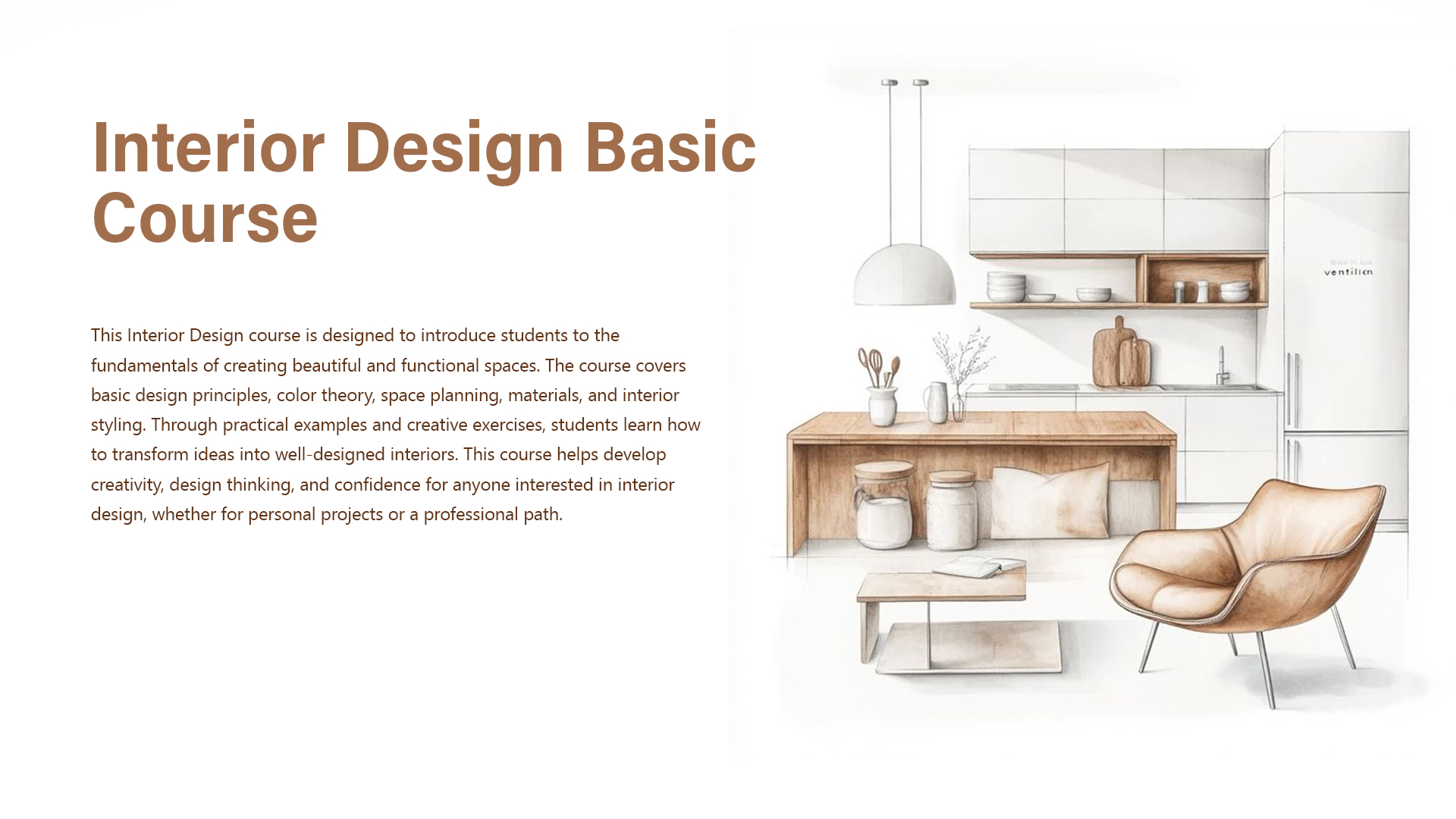 Interior Design Basic Course
