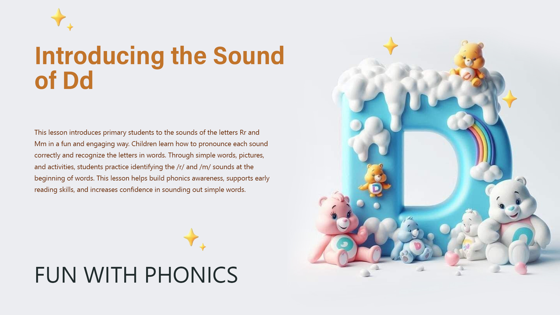 Introducing the Sound of Dd