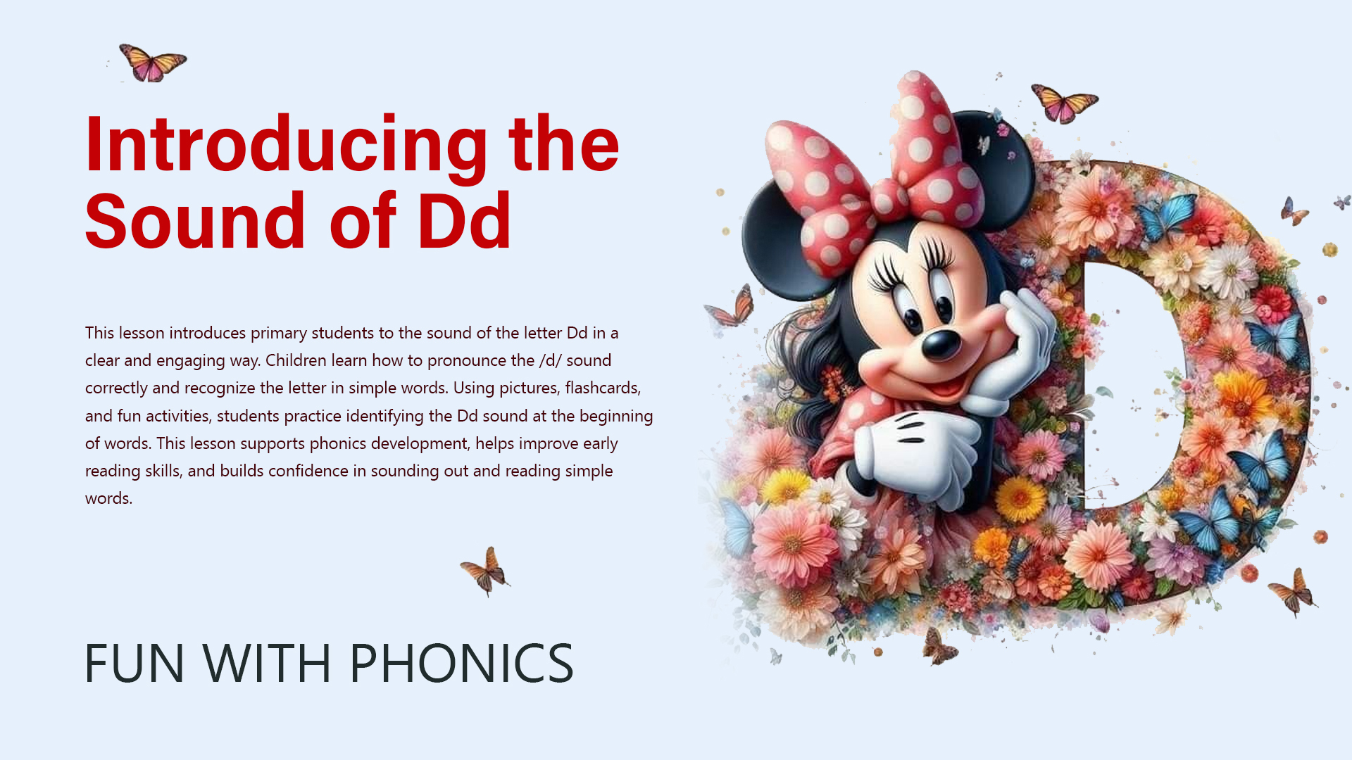 Introducing the Sound of Dd